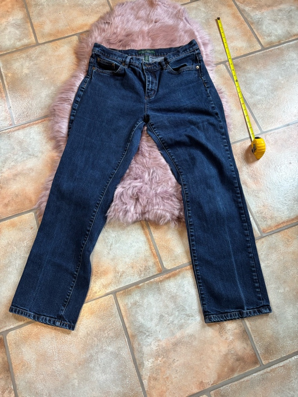 Ralph Lauren Dark Blue Straight-Leg Jeans